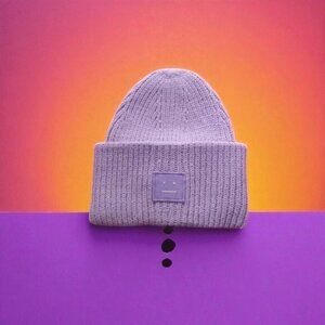 Acne Lilac Women's Knit Beanie